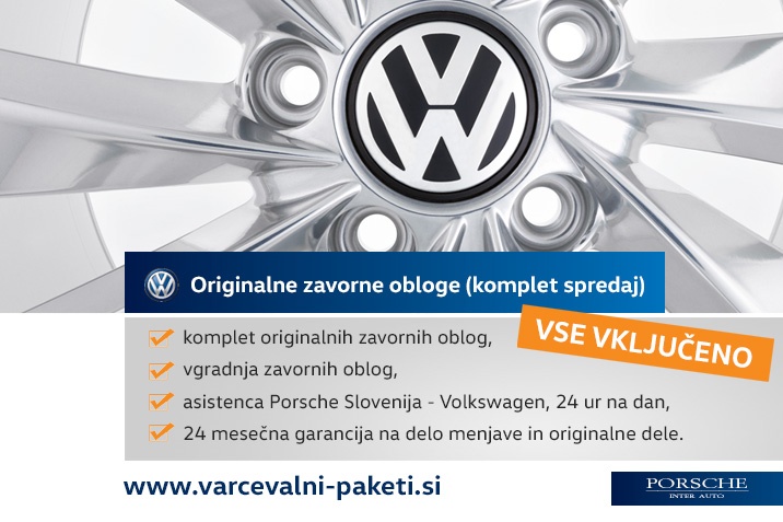 VW servis zavorne ploščice Touran Volkswagen